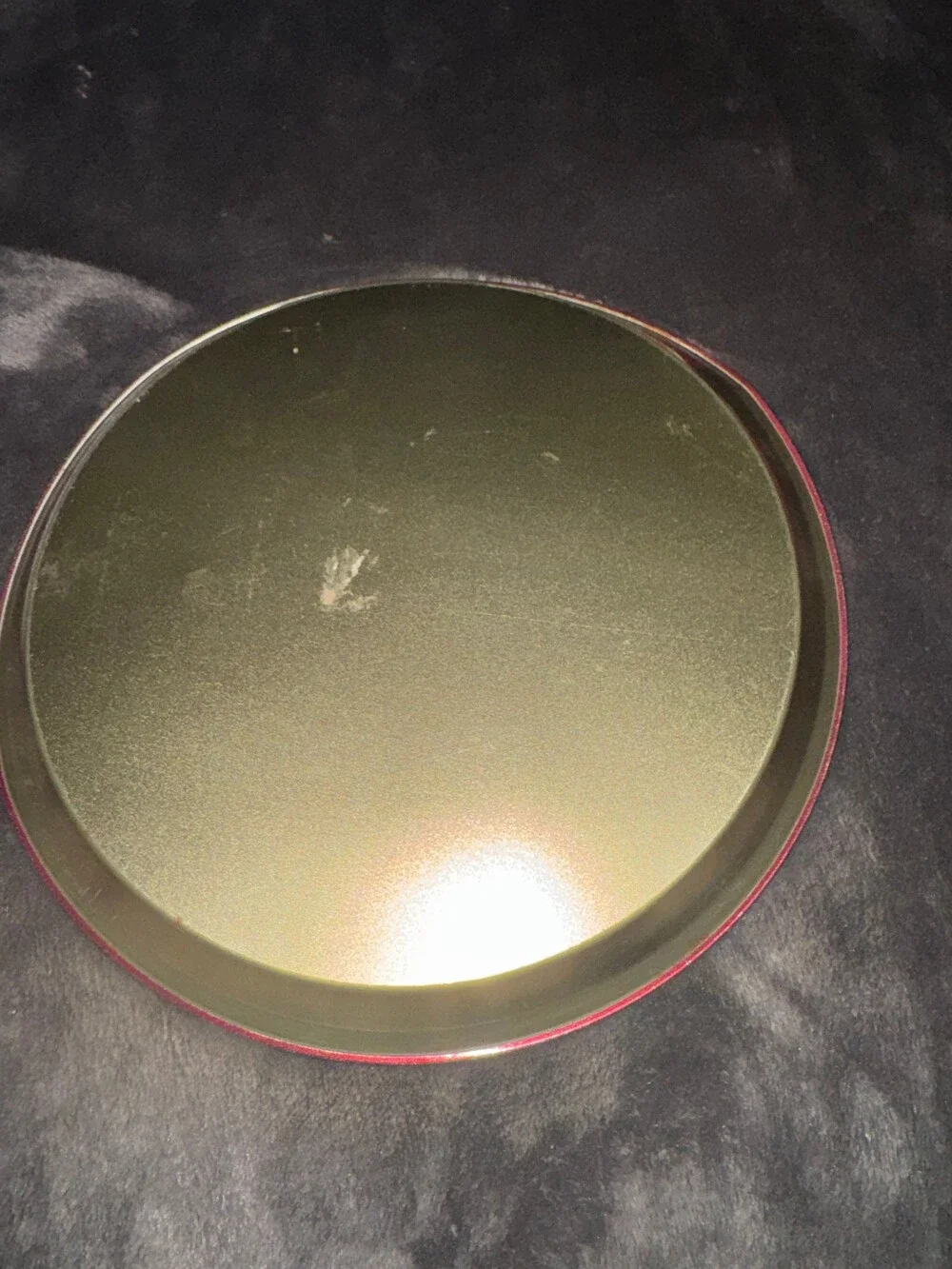 Christmas Cookie Tin Cookies for Santa Round Metal Holiday Storage